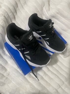 adidas women Black & White Athletic Sneakers